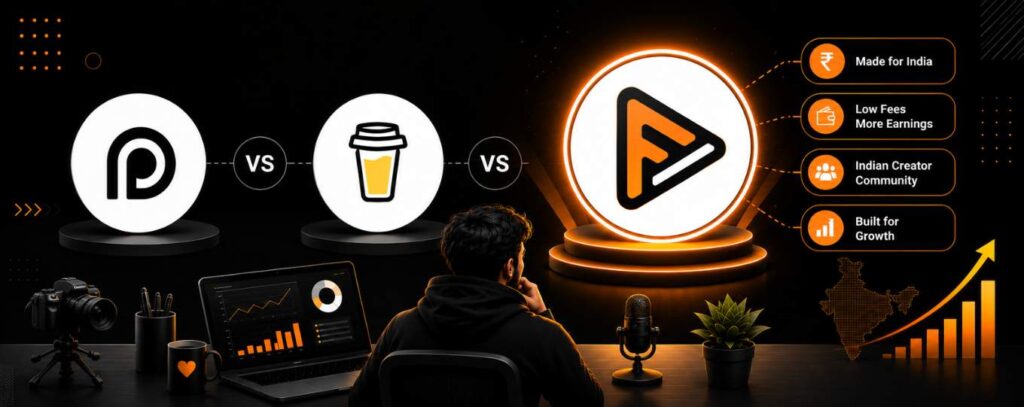 Patreon vs Buy Me a Coffee vs Fahdu